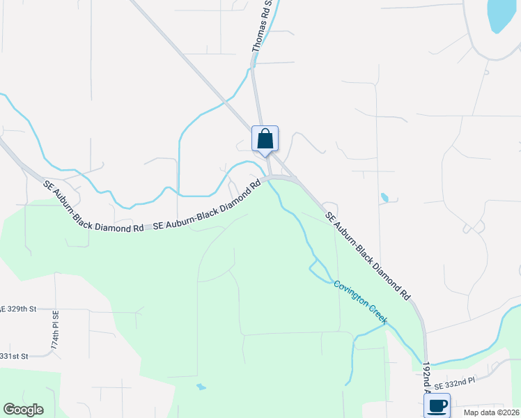 map of restaurants, bars, coffee shops, grocery stores, and more near 32504 181st Avenue Southeast in Auburn