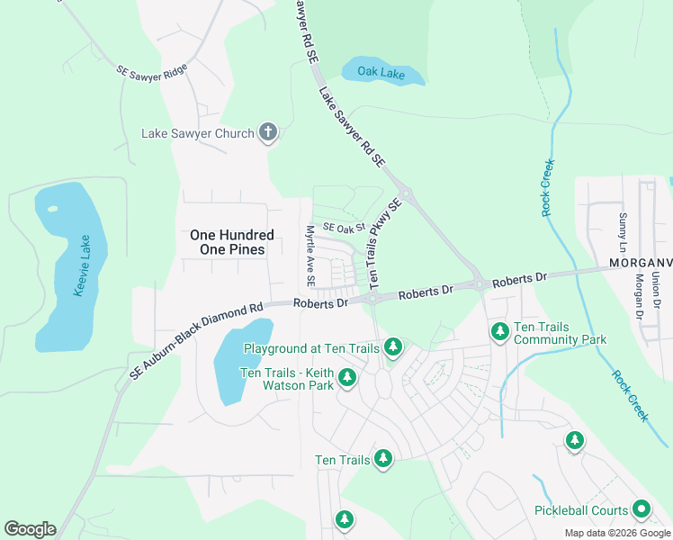 map of restaurants, bars, coffee shops, grocery stores, and more near 32376 Vine Avenue Southeast in Black Diamond