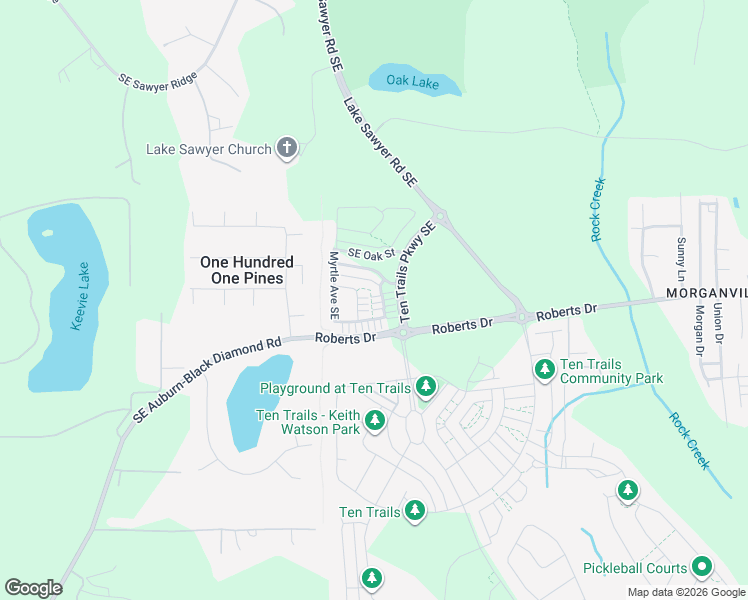 map of restaurants, bars, coffee shops, grocery stores, and more near 32371 Anchor Avenue Southeast in Black Diamond