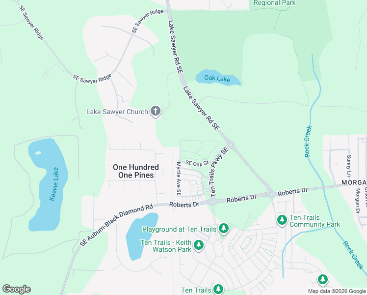 map of restaurants, bars, coffee shops, grocery stores, and more near 32130 Myrtle Avenue Southeast in Covington
