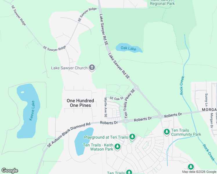 map of restaurants, bars, coffee shops, grocery stores, and more near 32106 Myrtle Avenue Southeast in Covington