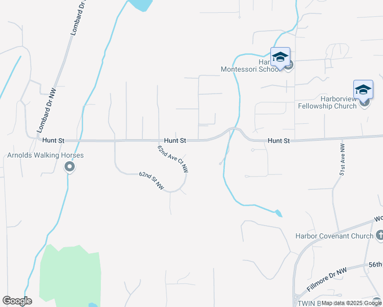 map of restaurants, bars, coffee shops, grocery stores, and more near 6006 63rd Street Court Northwest in Gig Harbor
