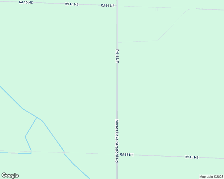 map of restaurants, bars, coffee shops, grocery stores, and more near 15390 Stratford Road Northeast in Moses Lake