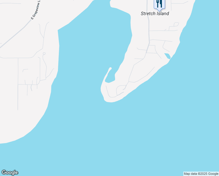 map of restaurants, bars, coffee shops, grocery stores, and more near 171 East Grape Drive in Grapeview