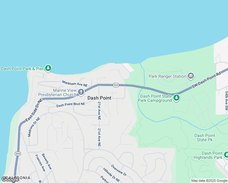 map of restaurants, bars, coffee shops, grocery stores, and more near 2211 Dogwood Street Northeast in Tacoma