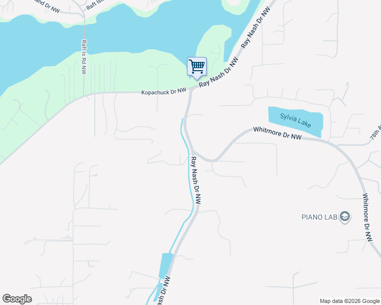 map of restaurants, bars, coffee shops, grocery stores, and more near 6610 Ray Nash Drive Northwest in Gig Harbor