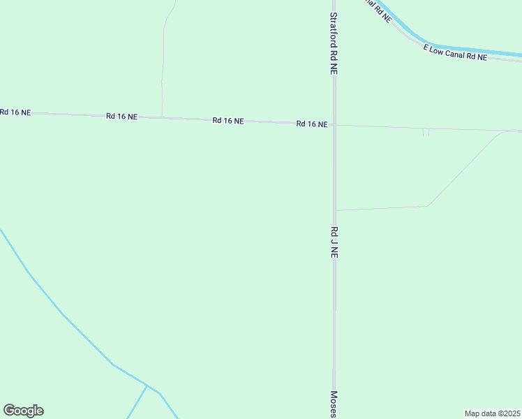 map of restaurants, bars, coffee shops, grocery stores, and more near 15390 Stratford Road Northeast in Moses Lake