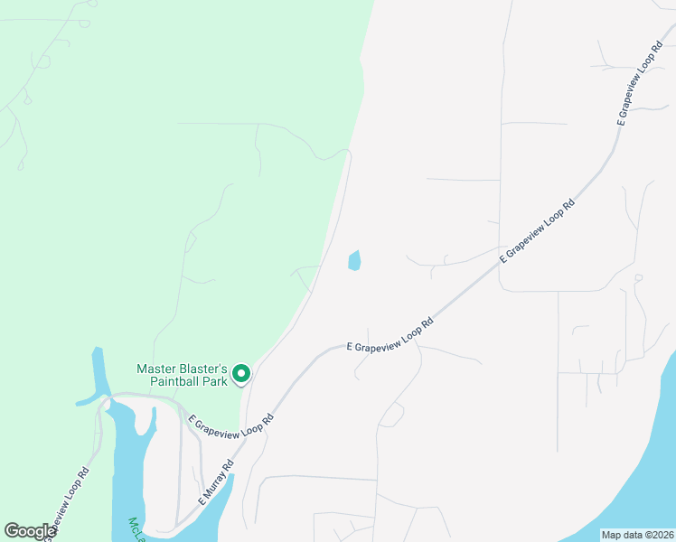 map of restaurants, bars, coffee shops, grocery stores, and more near 420 East Murray Road North in Grapeview