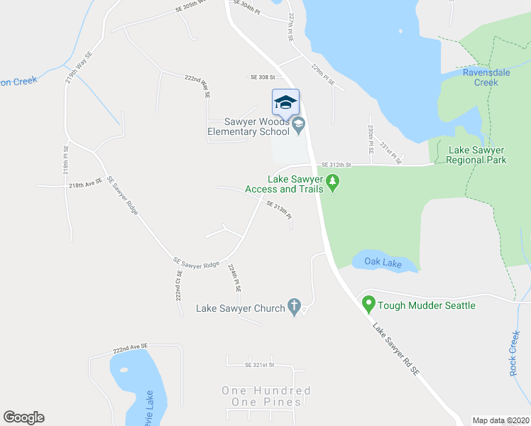 map of restaurants, bars, coffee shops, grocery stores, and more near 22529 Southeast 313 th Place in Black Diamond