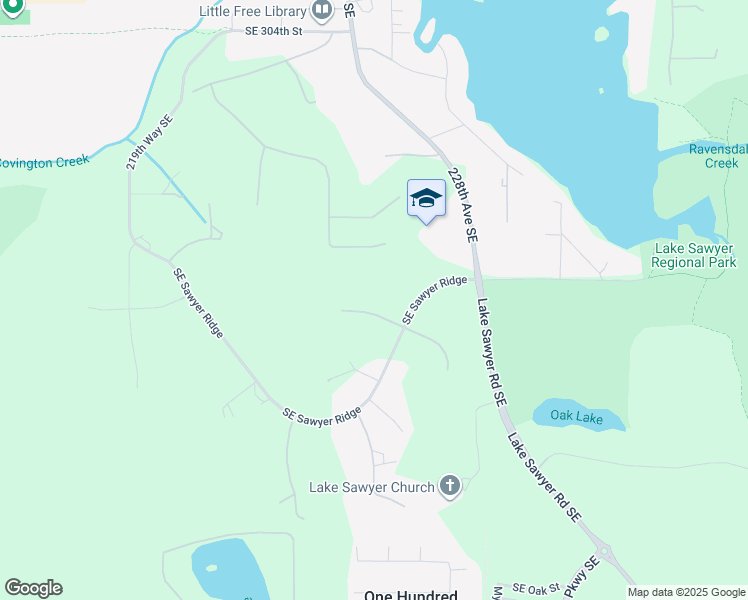 map of restaurants, bars, coffee shops, grocery stores, and more near 22430 Southeast 313 th Place in Black Diamond