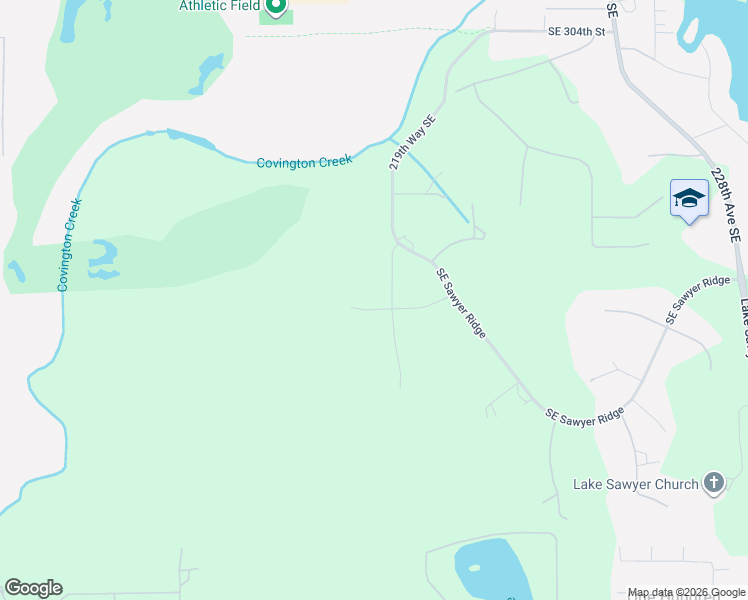 map of restaurants, bars, coffee shops, grocery stores, and more near 31209 218th Place Southeast in Auburn