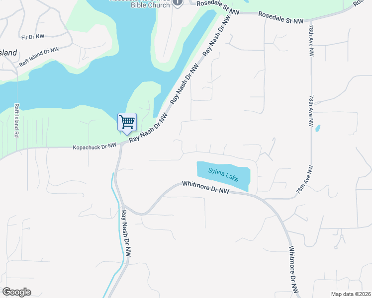 map of restaurants, bars, coffee shops, grocery stores, and more near 8607 71st Street Northwest in Gig Harbor