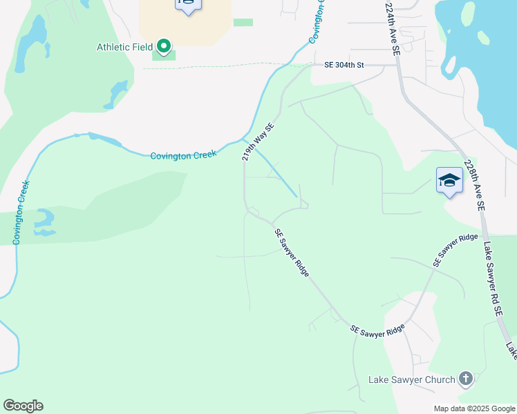 map of restaurants, bars, coffee shops, grocery stores, and more near 31040 219th Way Southeast in Black Diamond