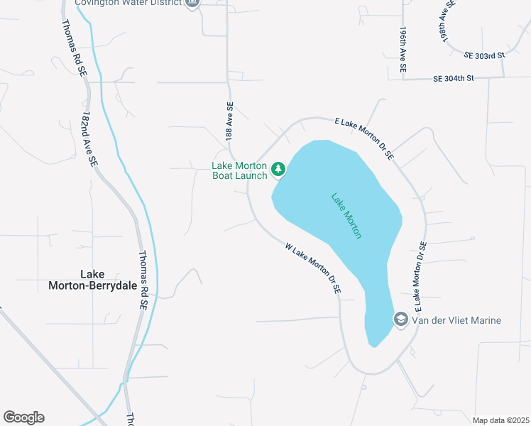 map of restaurants, bars, coffee shops, grocery stores, and more near 30877 West Lake Morton Drive Southeast in Kent