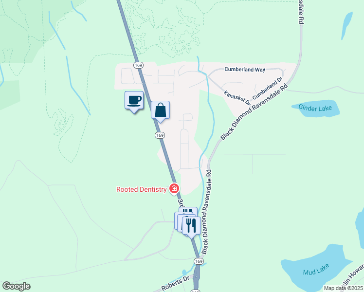 map of restaurants, bars, coffee shops, grocery stores, and more near 31108 3rd Avenue in Black Diamond