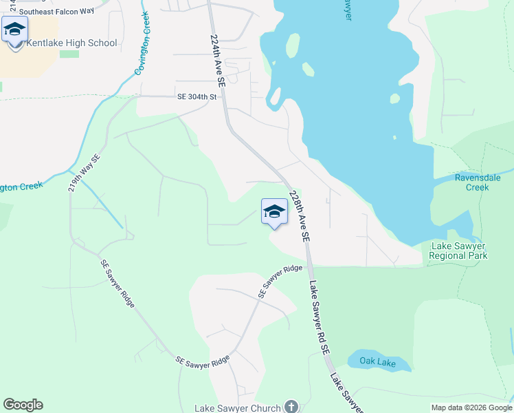map of restaurants, bars, coffee shops, grocery stores, and more near 30922 222nd Way Southeast in Black Diamond