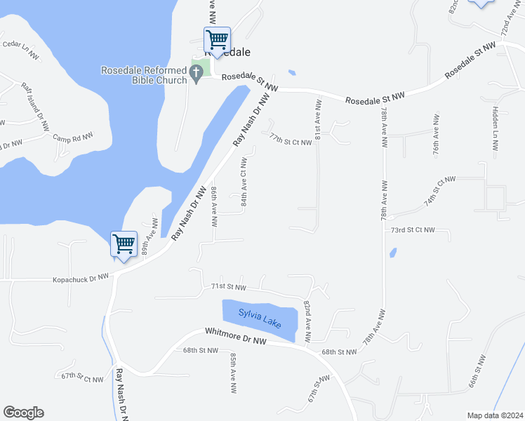 map of restaurants, bars, coffee shops, grocery stores, and more near 7409 84th Avenue Court Northwest in Gig Harbor