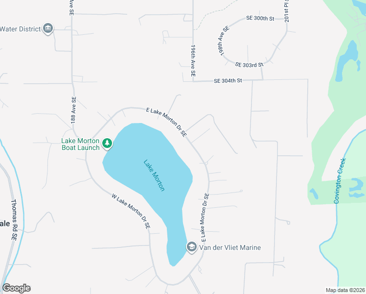 map of restaurants, bars, coffee shops, grocery stores, and more near 31045 East Lake Morton Drive Southeast in Kent