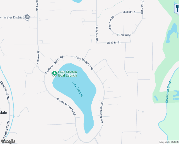 map of restaurants, bars, coffee shops, grocery stores, and more near 31025 East Lake Morton Drive Southeast in Kent