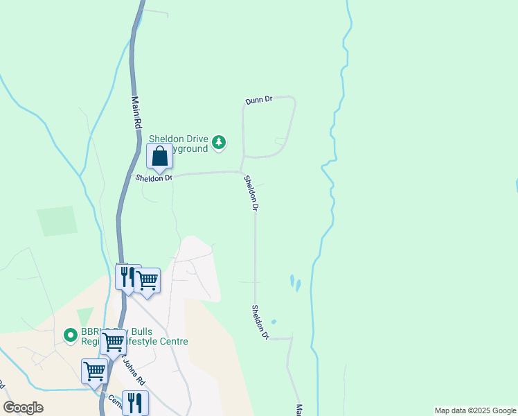 map of restaurants, bars, coffee shops, grocery stores, and more near 73 Sheldon Drive in Bay Bulls