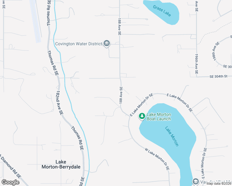 map of restaurants, bars, coffee shops, grocery stores, and more near 30445 188 Avenue Southeast in Kent