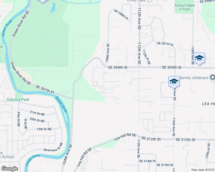 map of restaurants, bars, coffee shops, grocery stores, and more near 30606 108th Avenue Southeast in Auburn