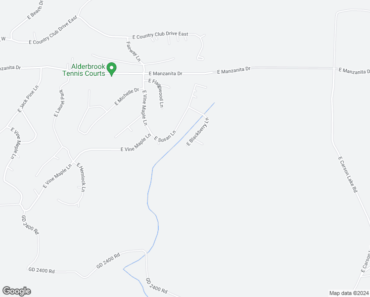map of restaurants, bars, coffee shops, grocery stores, and more near 231 East Blackberry Lane in Union