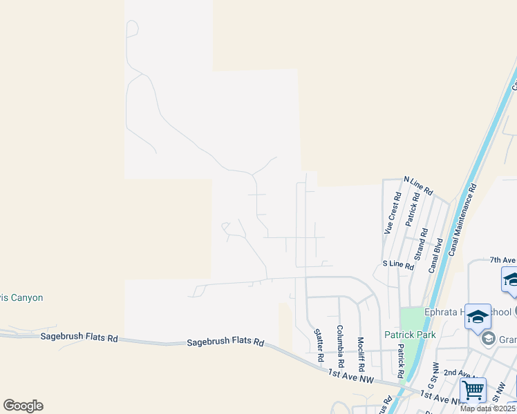 map of restaurants, bars, coffee shops, grocery stores, and more near 470 Jaffa Court in Ephrata