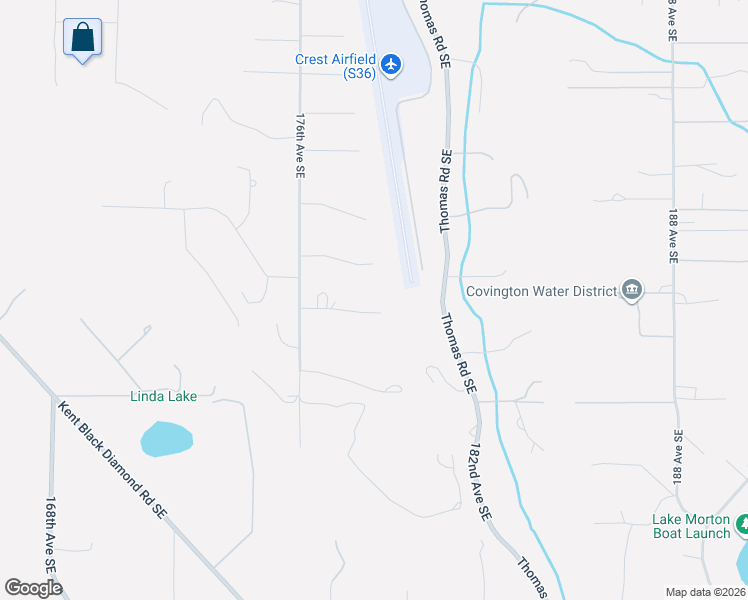 map of restaurants, bars, coffee shops, grocery stores, and more near 17674 Southeast 301st Street in Kent