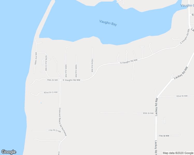 map of restaurants, bars, coffee shops, grocery stores, and more near 18110 South Vaughn Road Kp North in Vaughn