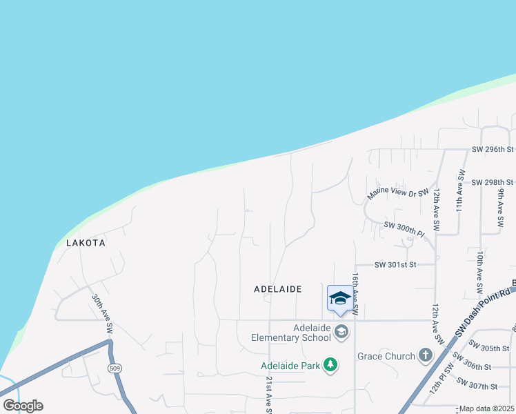 map of restaurants, bars, coffee shops, grocery stores, and more near 29908 21st Avenue Southwest in Federal Way