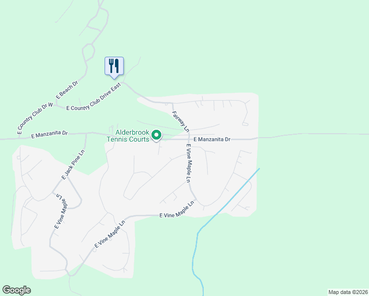 map of restaurants, bars, coffee shops, grocery stores, and more near 150 East Westwood Lane East in Union