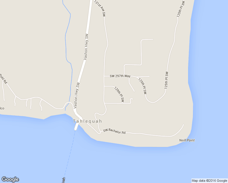 map of restaurants, bars, coffee shops, grocery stores, and more near 29805 129th Place Southwest in Vashon