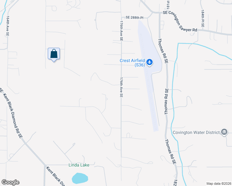 map of restaurants, bars, coffee shops, grocery stores, and more near 29639 176th Avenue Southeast in Kent