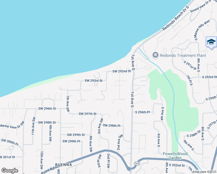 map of restaurants, bars, coffee shops, grocery stores, and more near 29804 3rd Avenue Southwest in Federal Way