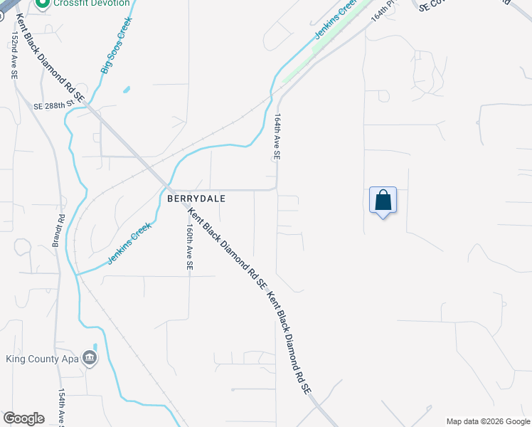map of restaurants, bars, coffee shops, grocery stores, and more near 29411 164th Avenue Southeast in Kent