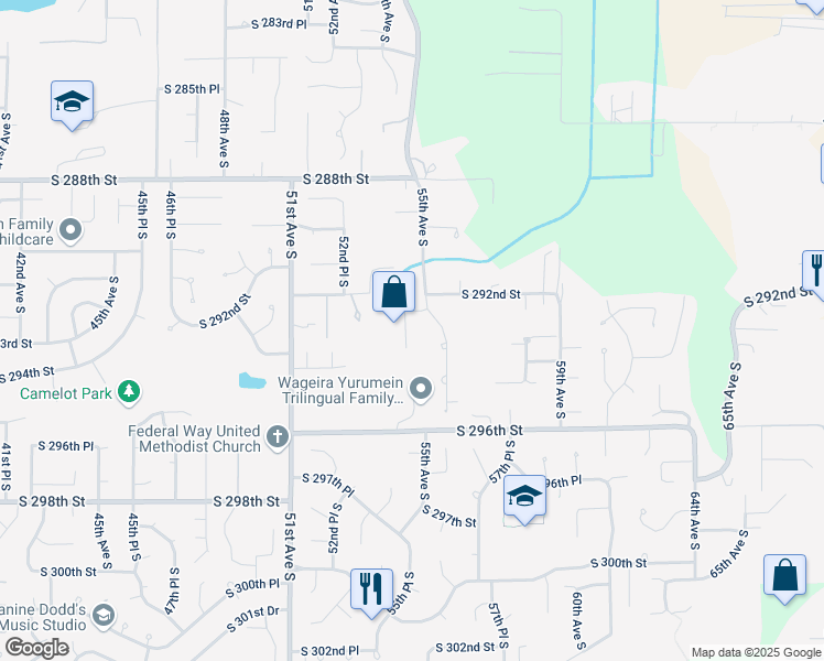 map of restaurants, bars, coffee shops, grocery stores, and more near in Auburn
