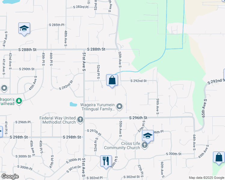 map of restaurants, bars, coffee shops, grocery stores, and more near in Auburn