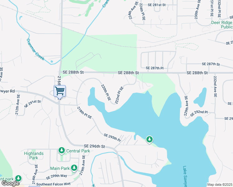map of restaurants, bars, coffee shops, grocery stores, and more near 29041 222nd Place Southeast in Black Diamond