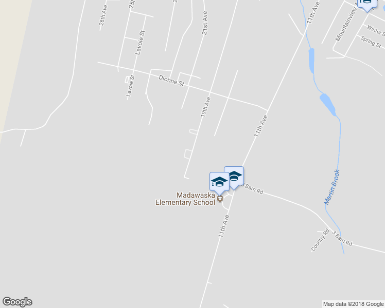 map of restaurants, bars, coffee shops, grocery stores, and more near 302 19th Avenue in Madawaska