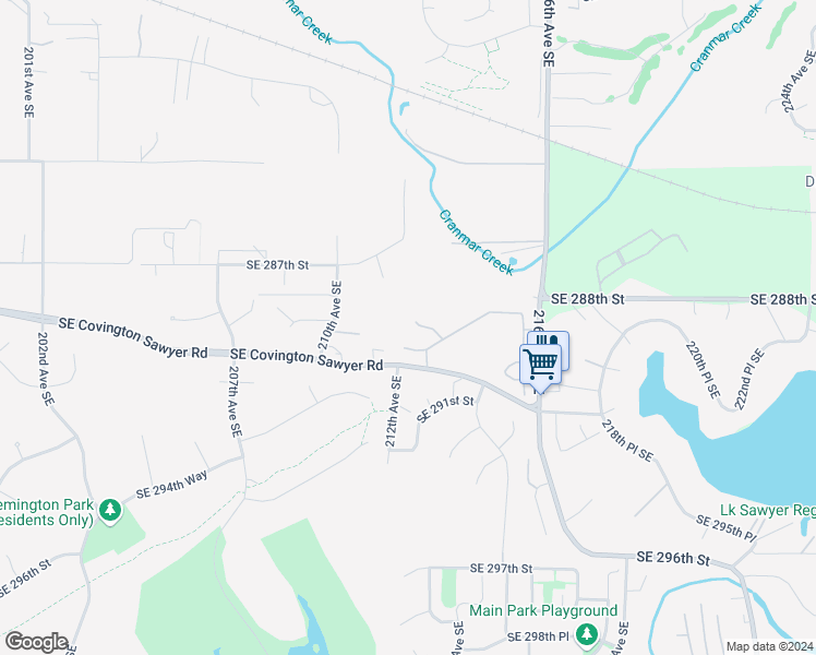 map of restaurants, bars, coffee shops, grocery stores, and more near 28833 213th Court Southeast in Kent