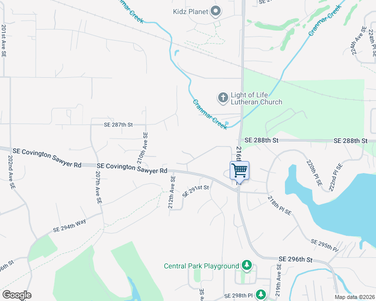 map of restaurants, bars, coffee shops, grocery stores, and more near 28854 213th Court Southeast in Kent