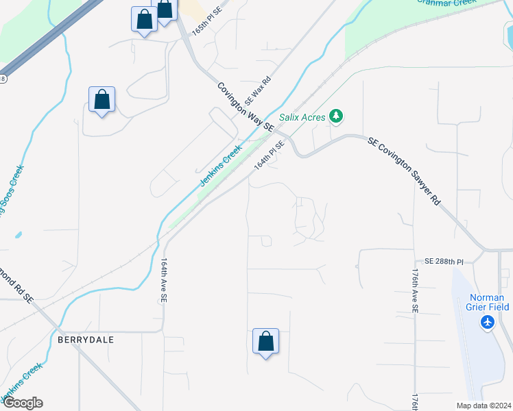 map of restaurants, bars, coffee shops, grocery stores, and more near Southeast 285th Street in Kent