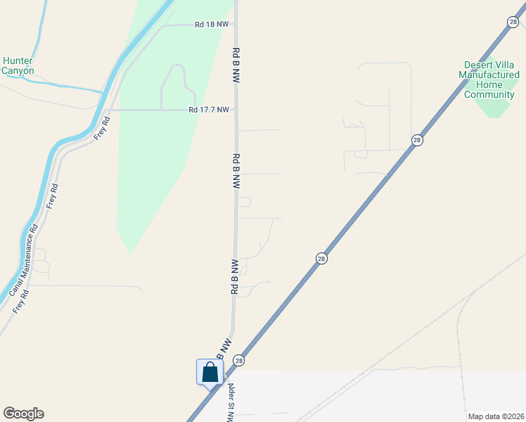 map of restaurants, bars, coffee shops, grocery stores, and more near 1926 Road 17.5 Northwest in Ephrata