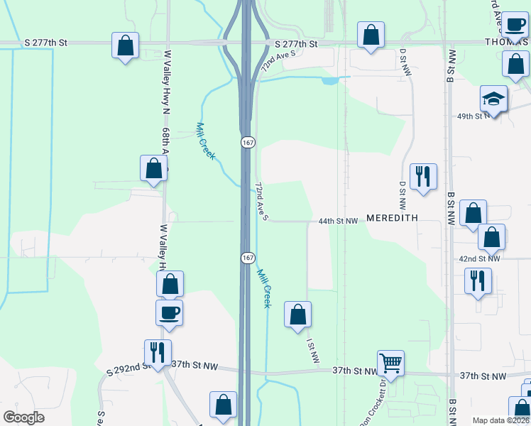Walk Score Detail Map