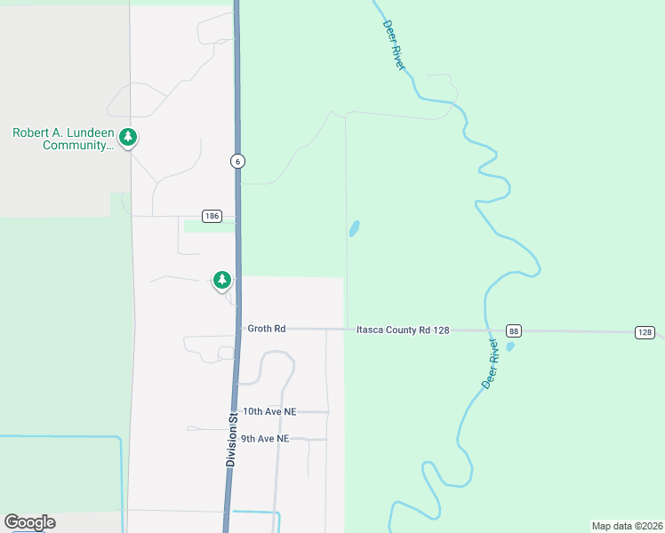 map of restaurants, bars, coffee shops, grocery stores, and more near 32712 Minnesota 6 in Deer River
