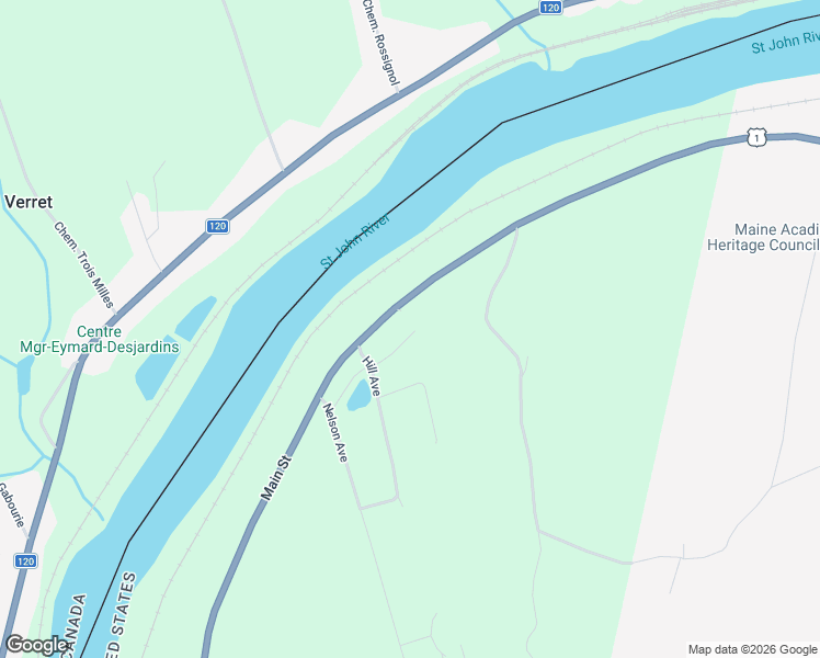 map of restaurants, bars, coffee shops, grocery stores, and more near 3 Hill Avenue in Frenchville