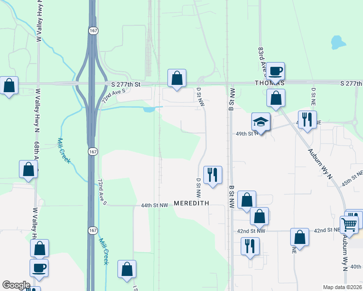 Walk Score Detail Map