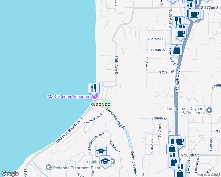 map of restaurants, bars, coffee shops, grocery stores, and more near in Des Moines