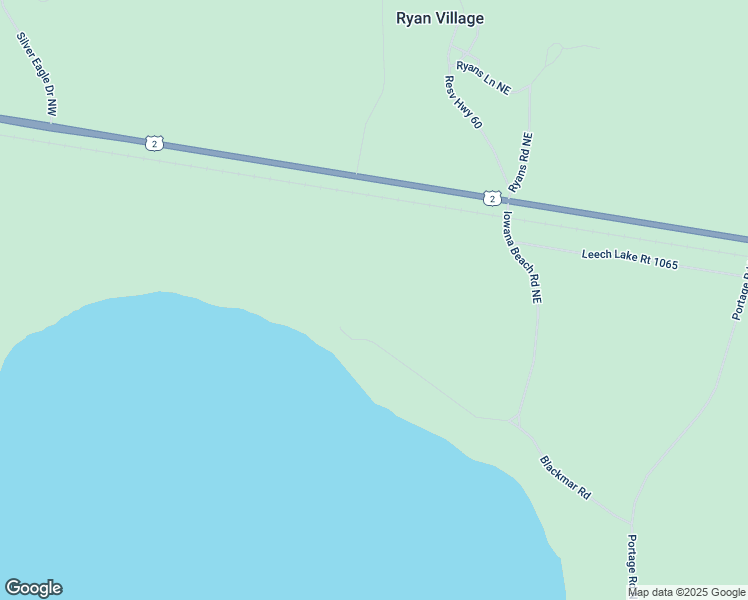 map of restaurants, bars, coffee shops, grocery stores, and more near 14877 Iowana Beach Road Northwest in Bena
